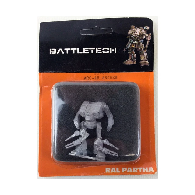 RAL PARTHA BATTLETECH ARC-4R Archer (Orange Card) Pack New £47.11 ...