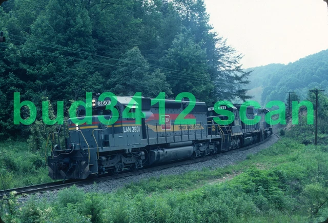 FLS/L&N Louisville & Nashville SD40-2 #3601 at ?? 1979 ORIGINAL Slide!
