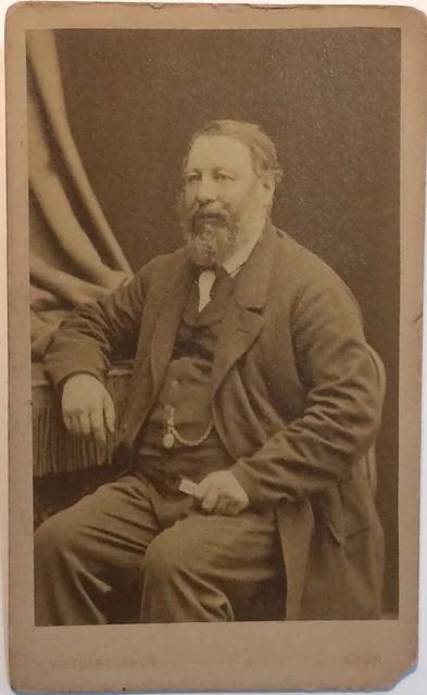 Victoire Lyon Photographie Carte de visite Cdv Vintage Albumine 