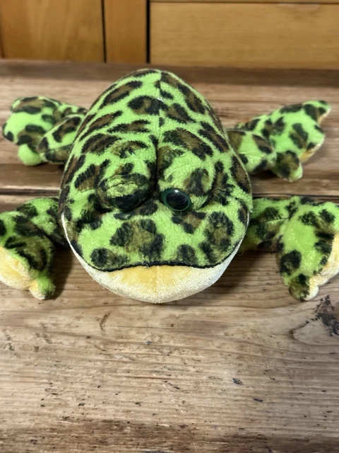 GANZ WEBKINZ BULLFROG Spotted Frog Plush Soft Toy Rare Retired 9