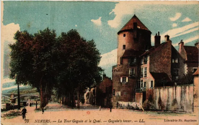 CPA NEVERS - La Tour Goguin et le Quai - Goguin's tower (457022)