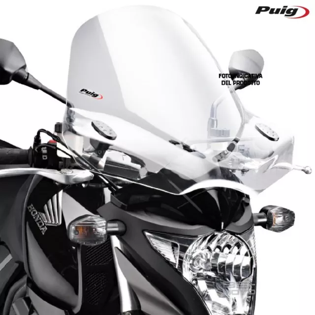 PUIG 5267W Windschutzscheibe Touring II Transparent Bonneville 1200 Speedmaster