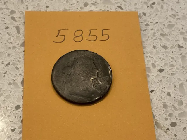 1798 US Large Cent - About Good Detail - DAMAGED                 #5855