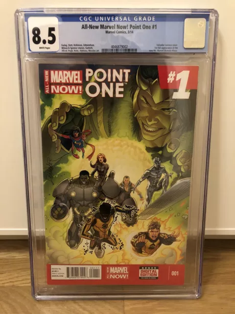 All-New Marvel Now! Point One 1 - CGC 8.5 - WP, Marvel Key 1st Kamala Khan