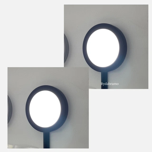 Ikea MITTLED Cabinet LED spotlight, dimmable black 3" 150 Lumen NEW (2 PACK)