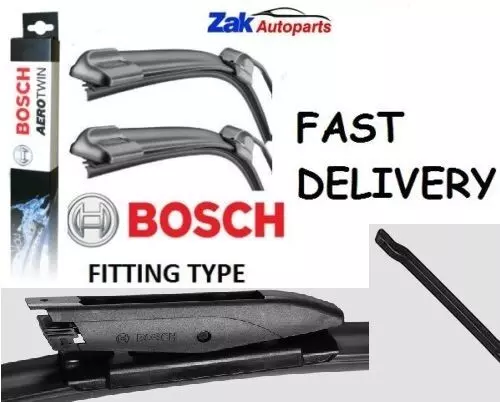 Renault Clio Mk3 Gen3 (2005-) All Models Front Wiper Blades Bosch Aerotwin Set