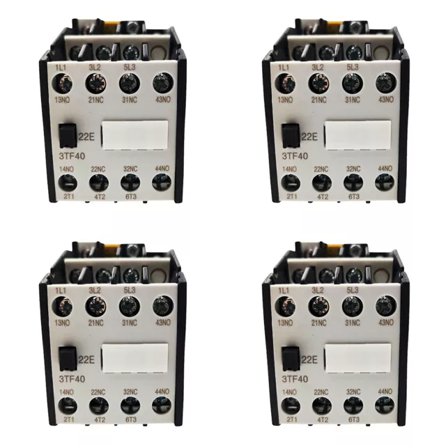4PCS 3TF40 Contactor 120V coil 9A 3P AC replace Siemens Contactor 3TF4022-0AK6
