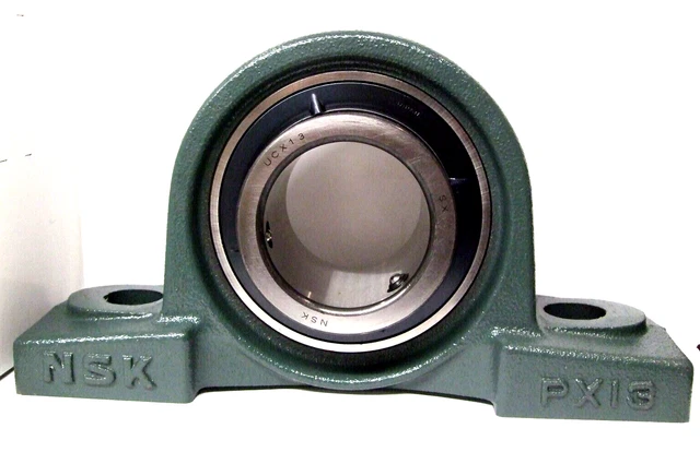 NSK UCPX13D1 2 Bolzen Kissenblock 65 mm Bohrung 76,2 mm Basis zur mittleren Höhe - Neu