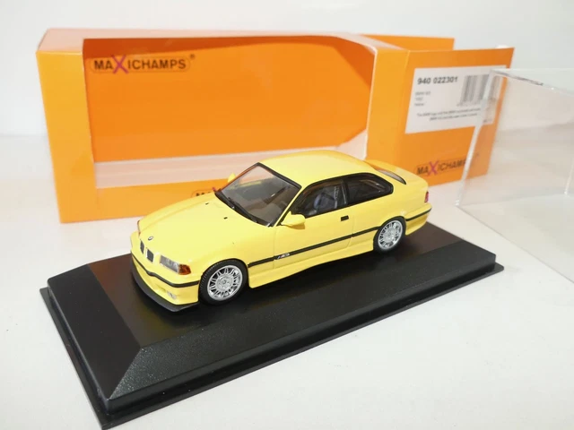 Minichamps 1:43 BMW M3 (E36) coupé année de construction 1992 jaune