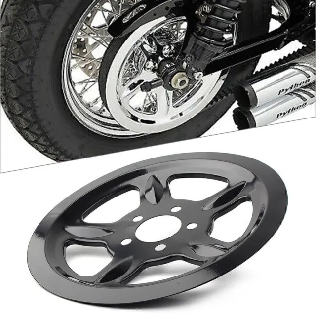 Black Rear Pulley Cover For Harley Sportster XL883 1200