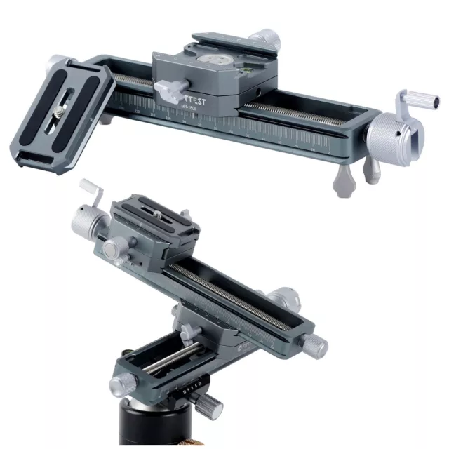 MFR-180 Macro Stage Focusing Rail Track Slider for DSLR Camera Adjust Accuracy #