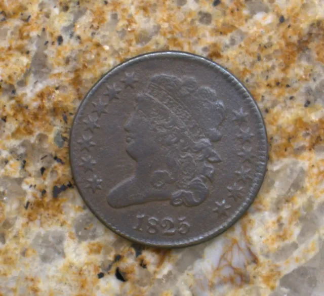 1825 Classic head half cent