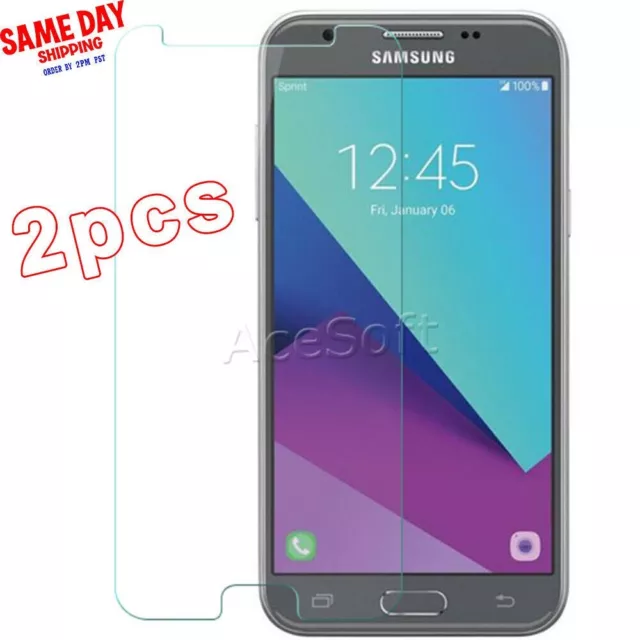 2x Portable Tempered Glass Screen Protector for Samsung Galaxy J3 Prime SM-J327T