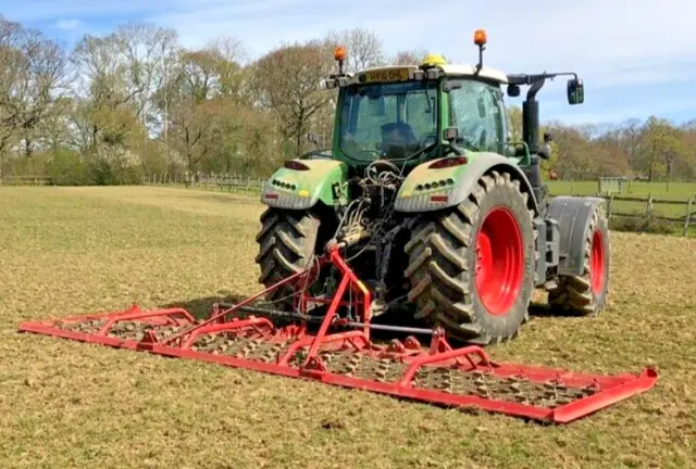 ***NEW 2024 HYDRAULIC FOLDING TRACTOR MOUNTED CHAIN HARROW***trailer tractor