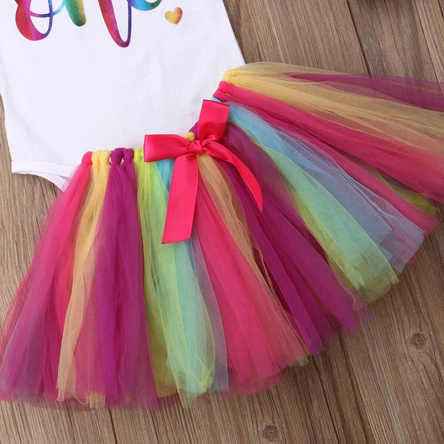 Abiti primo compleanno neonata bambina romper body torta smash gonne tutù