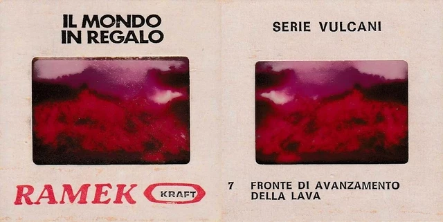Diapositiva Formaggini Ramek Kraft - Il Mondo In Regalo - Serie Vulcani N. 7