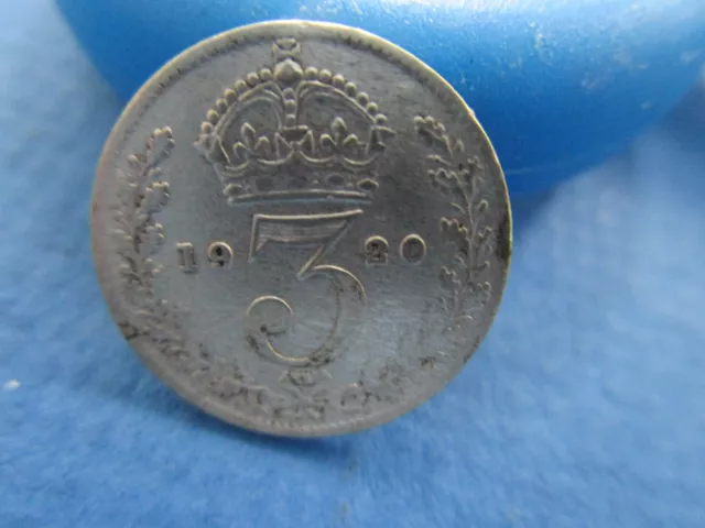 Great-Britain-3-Pence-1920-Silver-Coin-King-George-V  Great-Britain