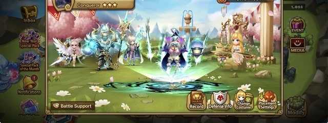 Compte Summoners War: Sky Arena - Groa + Leah + Leo - Android/Apple