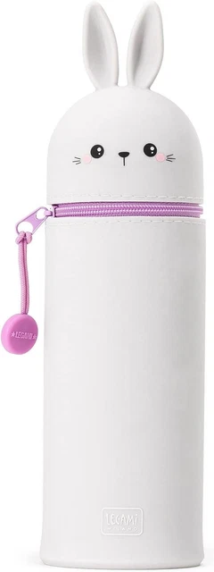 KRYMXAR Einhorn Federmäppchen - 2in1 Silikon Stiftehalter 20cm Für Mädchen