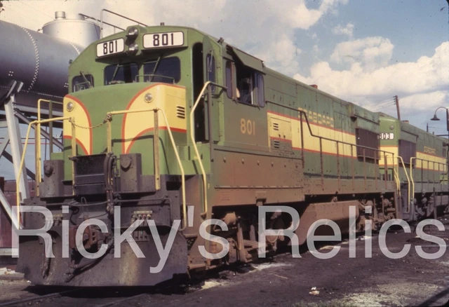 Duplicate Slide SAL #801/803 GE U30Bs Seaboard Air Line 1967 Baldwin FL