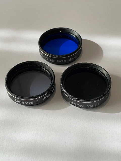 "POLARIZADOR DE FILTROS ORION/CELESTRON, No.80A AZUL, LUNA 1.25"