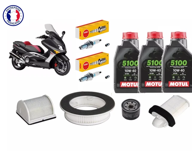 Kit De Révision Pour Yamaha XP 500 T-MAX 2001-2007 - Filtre à Air, Huile Et Bougies