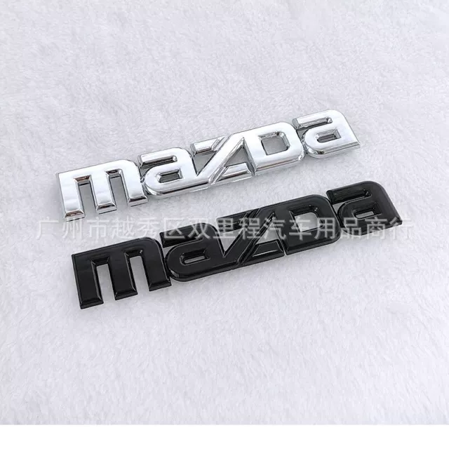 3D Car Rear trunk badge emblem Car back letter sticker for MAZDA2 MAZDA3 MAZDA6