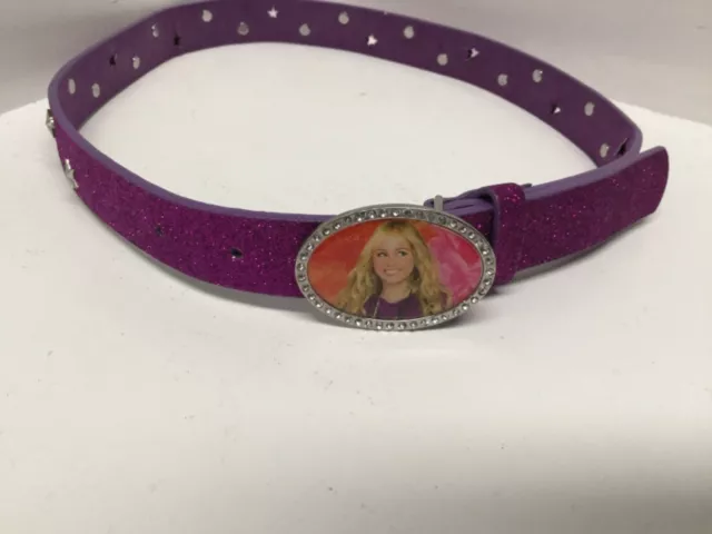 Girls Fashion Belt Waist 25/29 Width 1.0 Length 32 Purple Stars Glitter 212A