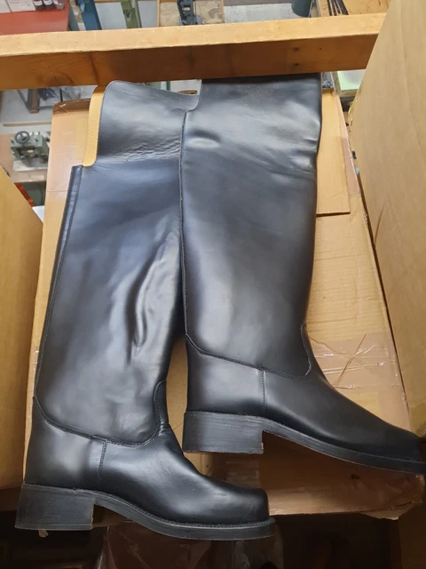 Riproduzione Stivali Cavalleria Guerra Civile Ufficiali Boot Reenactment UK8