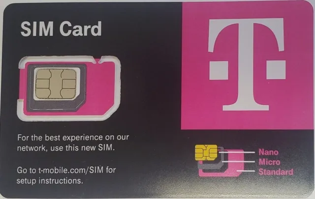 T-Mobile Prepaid ESIM & SIM Card with $50 Unlimited Talk,Text, Data INCLUDED