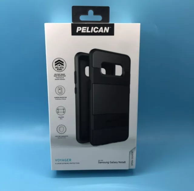 Pelican Voyager Samsung Galaxy Note 8  Phone Case & Holster Black