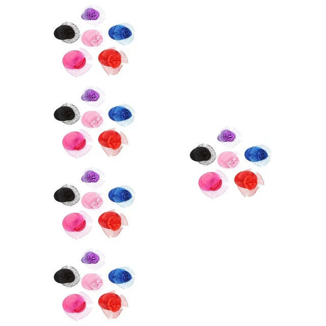 30 pcs Clothing Decor Small Hats Tiny Crafts Hats DIY Tea Hat