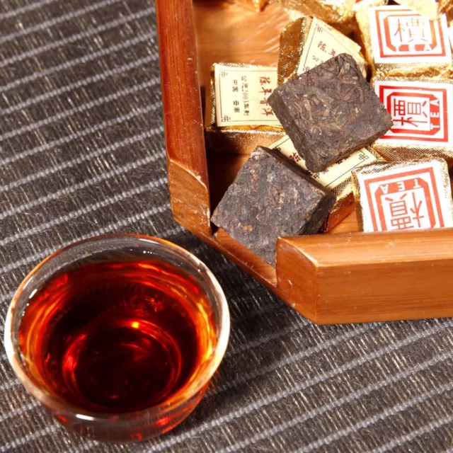 50g-500g Yunnan Bulk Ripe Puerh Tea Bohai Cooked Puer Tea Mini Brick Tea 1Pc/Cup