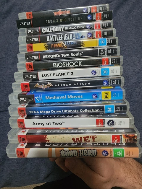 Playstation 3 PS3 Game BULK LOT - Doom, Call Of Duty, Wolfenstein, Batman Arkham