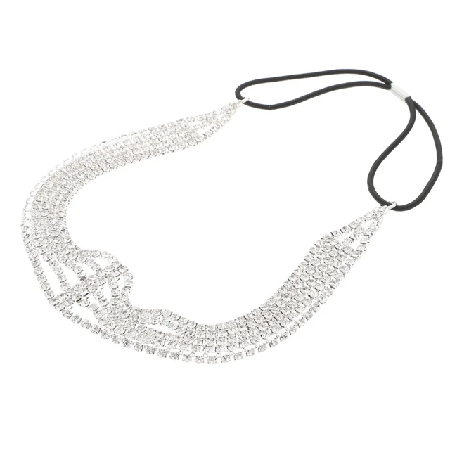 Fascia per capelli matrimonio bling cristallo strass grazia
