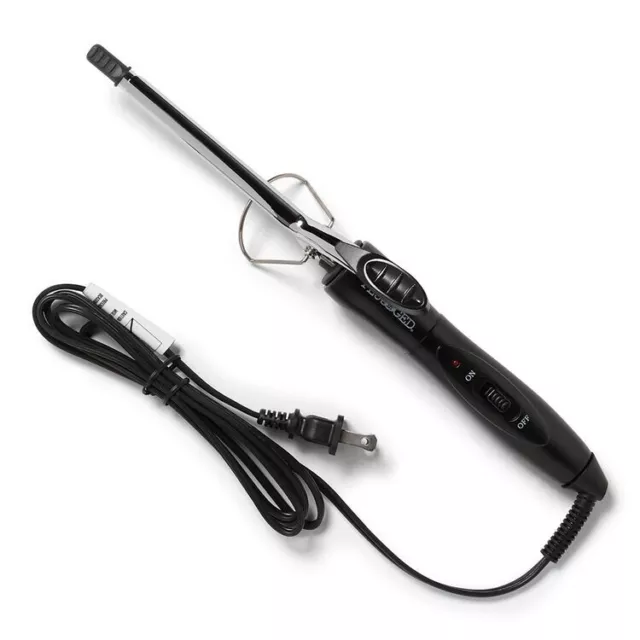 Plugged In HeatMaster Chrome Curling Iron 3/8 Inch 2