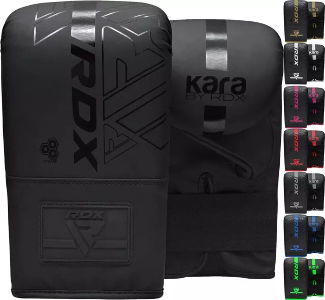 RDX Guantes de Boxeo Muay Thai Entrenamiento Saco Mitones Kick Boxing Sparring