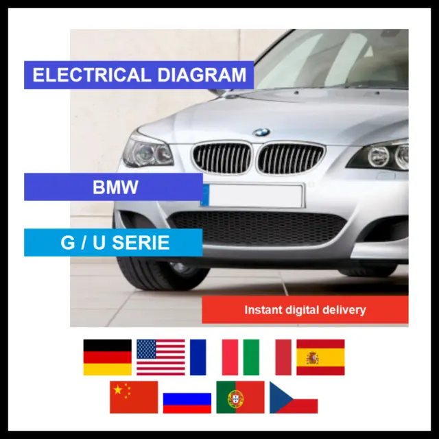 WDS electrical diagrams for BMW G SERIES G01 - G29