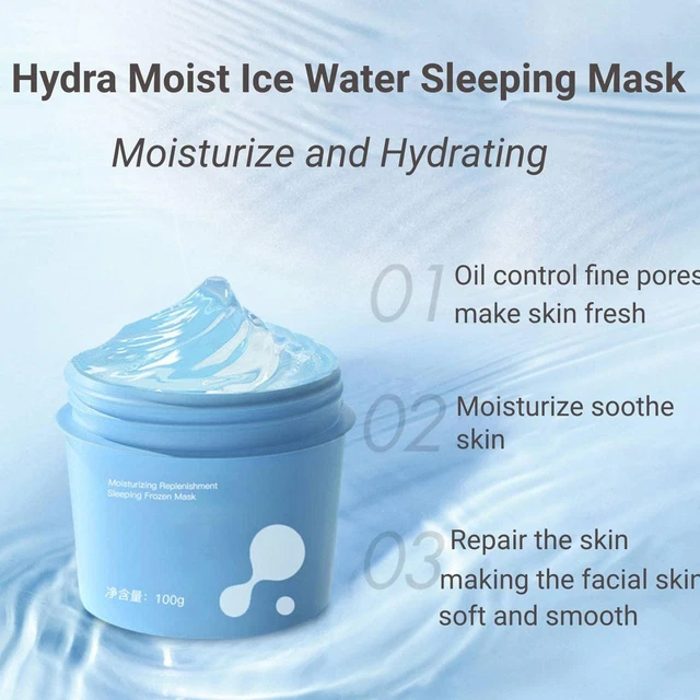 100 g maschera per dormire acqua ghiaccio umida bellezza della pelle, maschera per dormire acqua ghiaccio umida-UK
