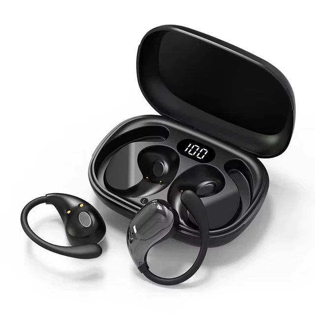 Auricolari Bluetooth 5.4 TWS – Con Display, Impermeabili E Aggancio All'orecchio – Wireless E Comodi!