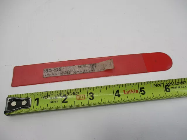 MITUTOYO # 182-105 Red Plastic Case (only) for a 6" Scale, Ruler, 150 mm, EC