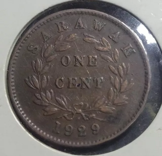 Sarawak 1 Cent 1929 Coin