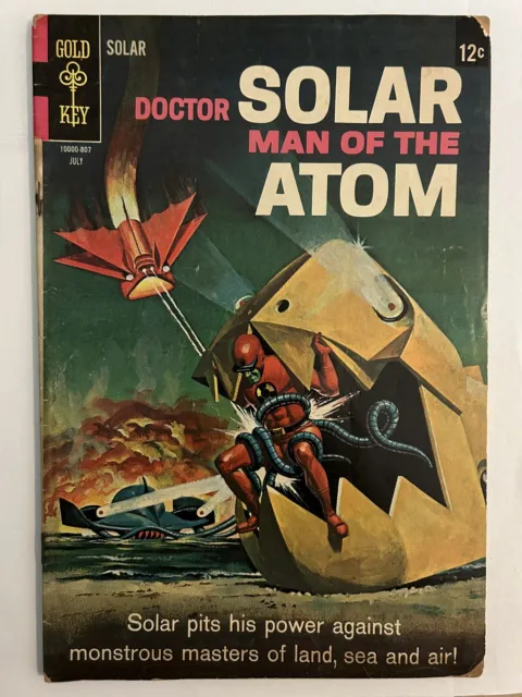 Doctor Solar Man Of The Atom #24 Silver Age Gold Key Painted Cover 1968 VG