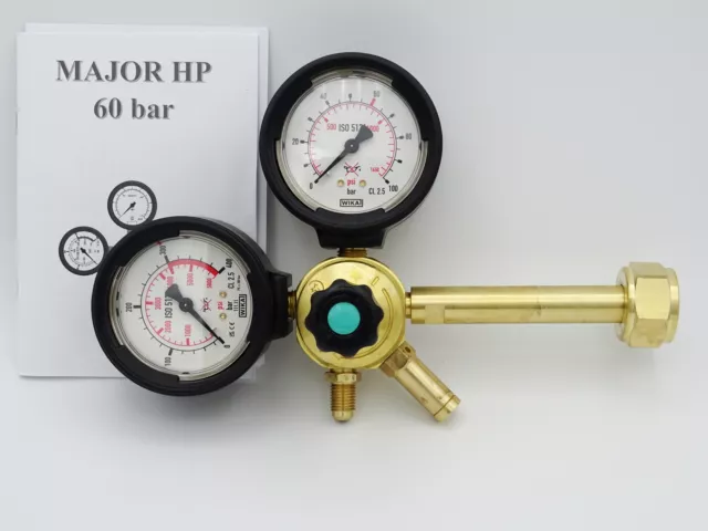 Nitrogen Pressure Reducer Pressure Regulator for 1 And 5 L Refrigerant Bottle