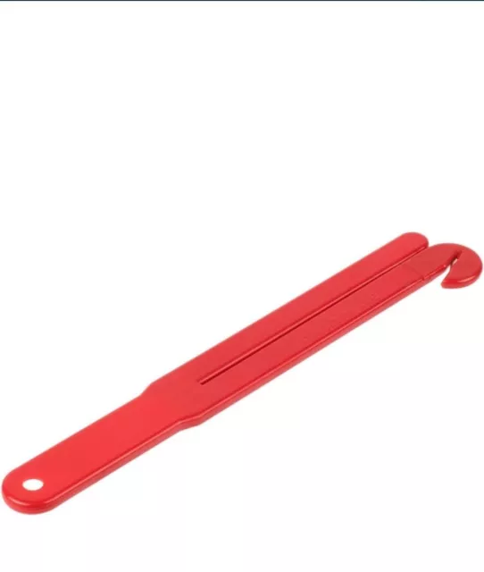 2 Pack Pouchmate Red Plastic Magnetic Food Pouch Cutter Squeezer 2 Pack