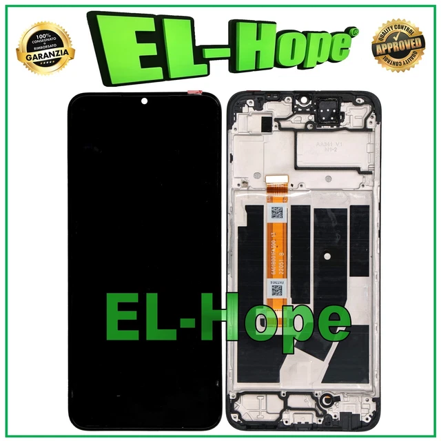 Nero 6.56 pollici per Oppo A17 CPH2477 DIsplay LCD Touch
