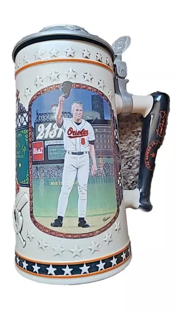 Cal Ripken Jr Lidded Ceramic Beer Stein