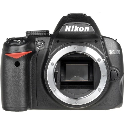 (Open Box) Nikon D D3000 10.2MP Digital SLR Camera - Black (Body Only)