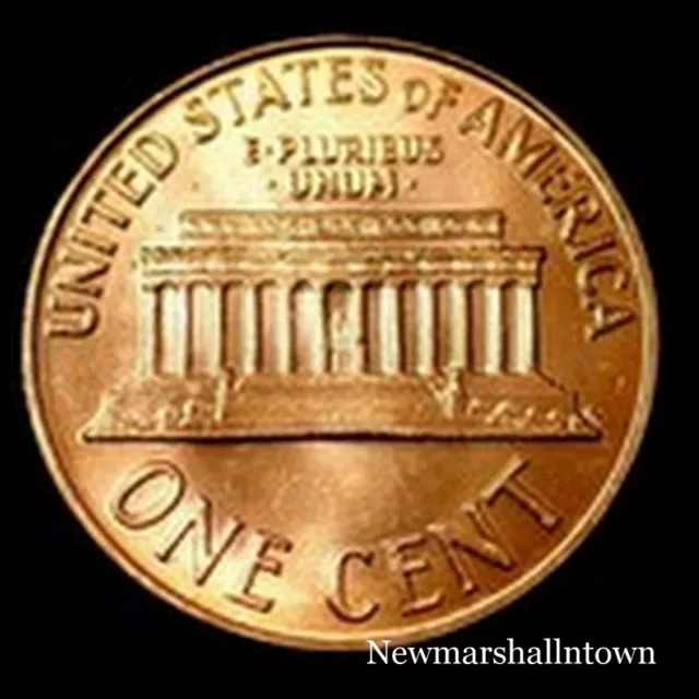 1960 P Lincoln Memorial Penny Small Date ~ Uncirculated Cent from Bank Roll