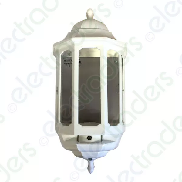 ASD HL/WK060C Half Lantern with Photocell Dusk to Dawn 60 Watt BC (White)